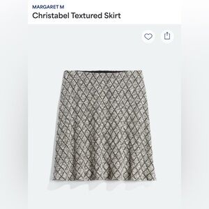 Margaret M, Christabel textured skirt